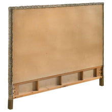 Load image into Gallery viewer, Zyla - Woven Rattan Queen Panel Headboard - Kubu Gray