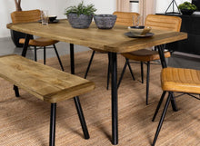 Load image into Gallery viewer, Maverick - Solid Wood Dining Table - Natural Mango
