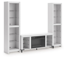 Load image into Gallery viewer, Brollevi - White - 3-Piece Entertainment Center