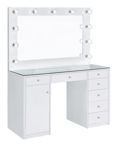 Acena - 7-Drawer Vanity Set With Lighting