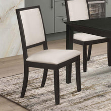 Load image into Gallery viewer, Louise - Upholstered Wood Dining Side Chairs (Set of 2) - Black