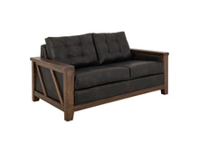 Load image into Gallery viewer, Walnut - Loveseat - Licorice Black
