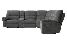 Load image into Gallery viewer, Bryant - 6 Piece Modular Power Reclining Sectional with Power Headrests and Entertainment Console