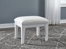 Load image into Gallery viewer, Chalanna - White - Vanity Stool