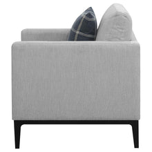 Load image into Gallery viewer, Apperson - Upholstered Track Arm Accent Chair - Light Gray