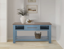 Load image into Gallery viewer, Alban - Sofa Table - Blue / Brown