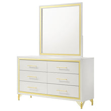 Load image into Gallery viewer, Lucia - 6-Drawer Dresser With Mirror - White