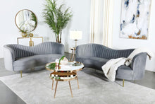 Load image into Gallery viewer, Sophia - Upholstered Channel Tufted Sofa Set