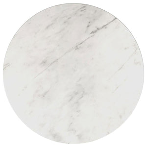 Avon - Round Marble Top Stainless Steel Table