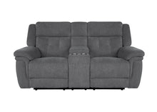 Load image into Gallery viewer, Richland - Power Console Loveseat - Bristol Gray