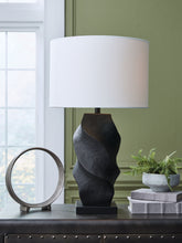 Load image into Gallery viewer, Amillion - Black - Poly Table Lamp