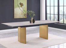 Load image into Gallery viewer, Vesa - Glass Top Extension Dining Table - Beige