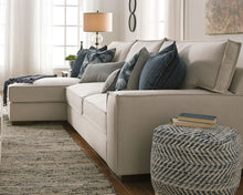 Load image into Gallery viewer, Chevron - Blue - Pouf