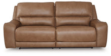 Load image into Gallery viewer, DeepWakes - Caramel - 2 Seat Power Reclining Sofa Adjustable Headrest