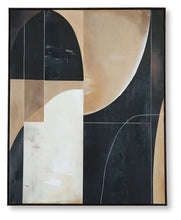 Load image into Gallery viewer, Ewanford - Black / Brown / Tan - Wall Art