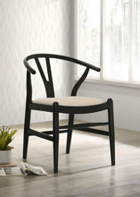 Load image into Gallery viewer, Crestmont - Wood Wishbone Dining Side Chair (Set of 2) - Black