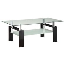 Load image into Gallery viewer, Dyer - 1-Shelf Rectangular Glass Top Table