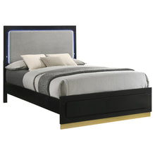 Load image into Gallery viewer, Caraway - Wood LED Panel Bed