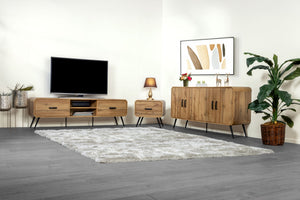 Rowan - 71" Low Profile TV Console - Natural
