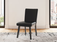 Load image into Gallery viewer, Jettaya - Black - Dining Upholstered Side Chair (Set of 2)