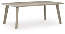 Load image into Gallery viewer, Cliff Trails - Beige - Rectangle Dining Table With Umbrella Option
