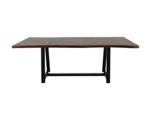 Load image into Gallery viewer, Walnut - Trestle Dining Table - Walnut Brown