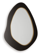 Load image into Gallery viewer, Kierlock - Black / Gold Finish - Accent Mirror