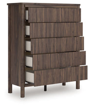 Load image into Gallery viewer, Pamytta - Brown - Five Drawer Wide Chest