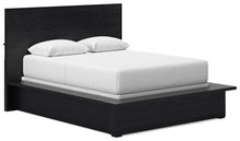 Load image into Gallery viewer, Londer - Black - Queen Panel Bed