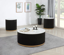 Load image into Gallery viewer, Kara - Table Set (Coffee &amp; 2 End Tables) - Black / White