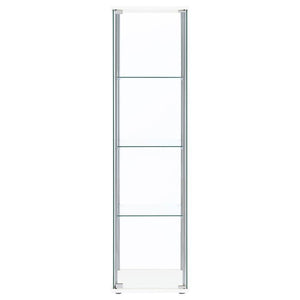 Bellatrix - 4-Shelf Clear Glass Curio Cabinet