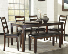 Load image into Gallery viewer, Coviar - Brown - Dining Room Table Set (Set of 6)