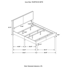 Load image into Gallery viewer, Dorian - Upholstered Panel Bed