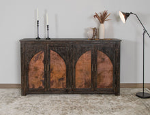 Load image into Gallery viewer, Blackburn - 4 Doors Console - Charred Brown