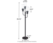 Load image into Gallery viewer, Jaak - Bronze Finish - Metal Floor Lamp