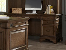 Load image into Gallery viewer, Hartshill - 5-Drawer Credenza Office Desk Burnish Oak - Burnished Oak