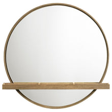 Load image into Gallery viewer, Arini - Round Vanity Wall Mirror With Shelf