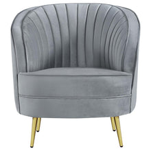 Load image into Gallery viewer, Sophia - Upholstered Channel Tufted Barrel Accent Chair