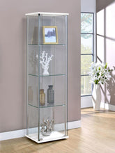 Load image into Gallery viewer, Bellatrix - 4-Shelf Clear Glass Curio Cabinet