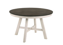 Load image into Gallery viewer, Maisie - Round Table - White / Brown