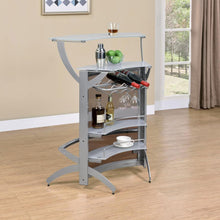 Load image into Gallery viewer, Dallas - 2-Shelf Curved Freestanding Home Bar Cabinet