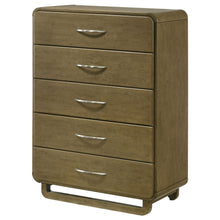 Load image into Gallery viewer, Amsbury - 5-Drawer Chest Of Drawers - Nutmeg