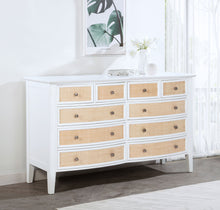 Load image into Gallery viewer, Bexhill - 10-Drawer Dresser Cabinet - White