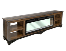 Load image into Gallery viewer, Loft Brown - Electric Fireplace - Dark Brown