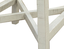 Load image into Gallery viewer, Stone - Stool With Fabric Seat - Antiqued Ivory / Weathered Gray