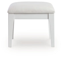 Load image into Gallery viewer, Chalanna - White - Vanity Stool