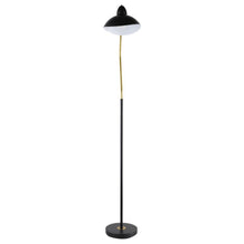 Load image into Gallery viewer, Lucien - Dome Shade Metal Task Floor Lamp - Black