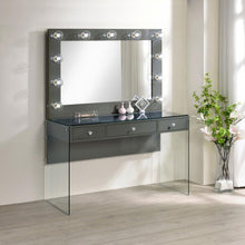 Load image into Gallery viewer, Afshan - 3-Drawer Vanity Set With Lighting - Gray High Gloss