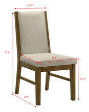 Load image into Gallery viewer, Hollister - Side Chair (Set of 2) - Gray / Dark Brown