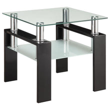 Load image into Gallery viewer, Dyer - 1-Shelf Rectangular Glass Top Table